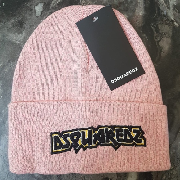 dsquared pink hat